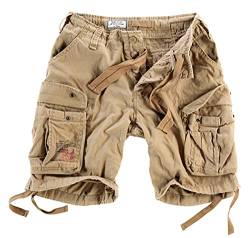 Surplus Raw Vintage Airborne Vintage Herren Cargo Shorts, beige, 5XL von Surplus Raw Vintage