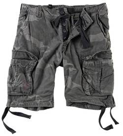 Surplus Raw Vintage Airborne Vintage Herren Cargo Shorts, blackcamo, L von Surplus Raw Vintage