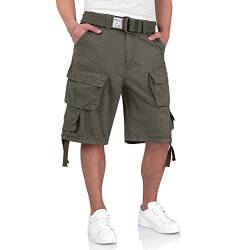 Surplus Raw Vintage Division Herren Cargo Shorts, oliv, S von Surplus Raw Vintage