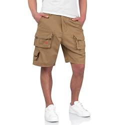 Surplus Raw Vintage Herren Cargo Trooper Shorts, Beige, 4XL von Surplus Raw Vintage