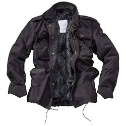 Surplus Raw Vintage M65 Herren Outdoor Feldjacke Parka gefüttert, schwarz, M von Surplus Raw Vintage