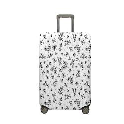 Surwin 3D Druck Reise Kofferschutzhülle Reisetasche Kofferbezug Elastisch Kofferhülle Gepäck Cover Waschbare Reisekoffer Hülle Schutz Bezug Schutzhülle (frische Blumen 5,M (22-24 Zoll)) von Surwin