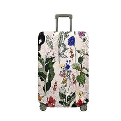 Surwin 3D Druck Reise Kofferschutzhülle Reisetasche Kofferbezug Elastisch Kofferhülle Gepäck Cover Waschbare Reisekoffer Hülle Schutz Bezug Schutzhülle (frische Blumen 6,M (22-24 Zoll)) von Surwin