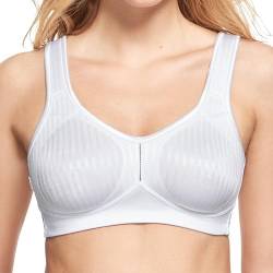 Susa Damen Entlastungs Bügel Cremona Comfort Plus Bügelloser BH, Blickdicht, weiß, 90D von Susa