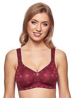 Susa Damen Rhodos BH, Ruby Red, B80 von Susa