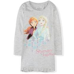 Offizielles Disney Minnie Mouse / Disney Die Eiskönigin Charaktere Mädchen Langarm Baumwolle Nachthemd Nachthemd Nachtwäsche Pyjama 2-8 Jahre, Grau – Disney Frozen, 3 Jahre von Susanna Clothing