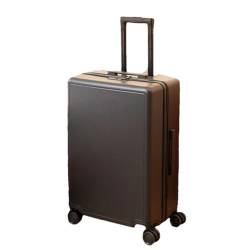 Business Koffer Klein Trolley Koffer Damen Leicht Handgepäck Trolley Koffer Herren Passwort Koffer, Felsgrau, 61 cm (24 zoll) von Suwequest