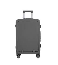 Gepäck-Trolley mit Frontöffnung, Unisex, langlebig, Rollgepäck, Spinner, Koffer auf Rädern, Passwort-Koffer, Aluminiumrahmen, 51 cm von Suwequest