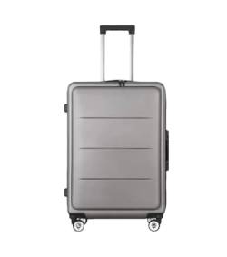 Kabinen-Reisekoffer auf Rädern Rollgepäck Herren Trolley Koffer Große Kapazität Handgepäck, H02 Goldgrau, 51 cm von Suwequest