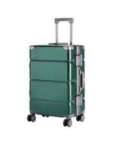 Koffer mit breitem Griff, Reisekoffer für Herren, Handgepäck, Damen, PC, Aluminiumrahmen, Trolley-Koffer, blau, 55,9 cm (22 zoll) von Suwequest