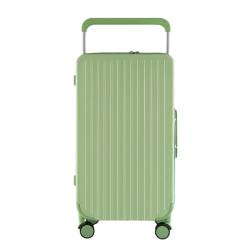 Koffer mit breitem Griff Spinner Rad Gepäcktasche Große Kapazität Trolley Carry Gepäck, En8, 46 von Suwequest