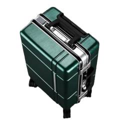 Koffertasche mit verdicktem Aluminiumrahmen, für Damen und Herren, Universalrad, große Kapazität, Reisetasche, Boarding Case, D, 55,9 cm (22 zoll) von Suwequest
