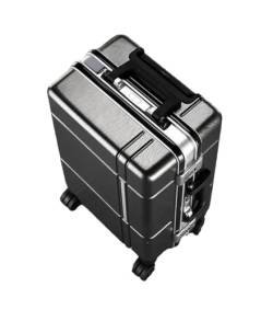 Koffertasche mit verdicktem Aluminiumrahmen, für Damen und Herren, Universalrad, große Kapazität, Reisetasche, Boarding Case, F, 61 cm (24 zoll) von Suwequest