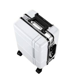 Koffertasche mit verdicktem Aluminiumrahmen, für Damen und Herren, Universalrad, große Kapazität, Reisetasche, Boarding Case, e, 51 cm von Suwequest