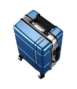 Koffertasche mit verdicktem Aluminiumrahmen, für Damen und Herren, Universalrad, große Kapazität, Reisetasche, Boarding Case, g, 51 cm von Suwequest