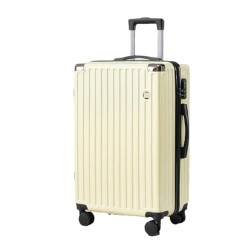 Weiblich Gepäck Trolley Box Multifunktionaler Reisekoffer Herren Reisekoffer, Yello, 50,80 cm von Suwequest