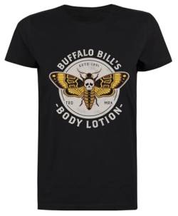 Buffalo Bills Body Lotion Schwarzes Kurzarm-T-Shirt Für Damen von Suzetee