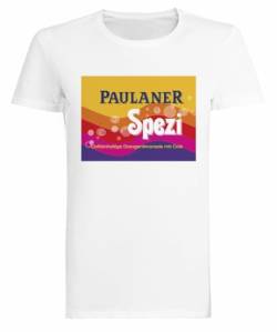 Paulanerspezi Munich Weißes Kurzarm-T-Shirt Damen-T-Shirt von Suzetee