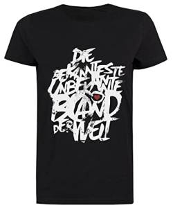 Stonedeafproduction SDP Schwarzes Kurzarm-T-Shirt Für Damen von Suzetee