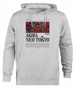 Suzetee Akira Neo Tokyo Grauer Unisex-Hoodie-Pullover Mit Kapuze von Suzetee