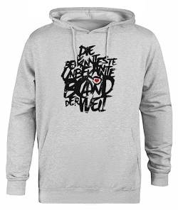 Suzetee Stonedeafproduction SDP Grauer Unisex-Hoodie-Pullover Mit Kapuze von Suzetee