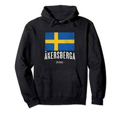 Stadt von Åkersberga, Schweden | Sweden Schwedische Flagge - Pullover Hoodie von Sverige - Geschenke und Souvenirs