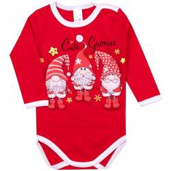 Svetli Unisex Baby Langarm Body | 100% Baumwolle | Babybody mit Aufdruck |Baby Body für Mädchen | Baby Bodys für Jungen | Baby Unisex Langarm Wickelbody (62, Pattern 2) von Svetli