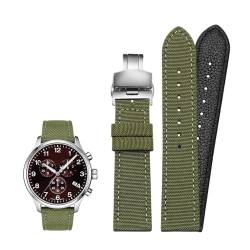 18 mm 19 mm 20 mm 21 mm 22 mm 23 mm 24 mm Nylon-Canvas-Uhrenarmband, universelles Armband for Männer und Frauen, Sport, passend for Tissot, passend for Timex, passend for Seiko-Uhren (Color : Green-s von Svincoter