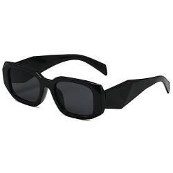 Vintage Sonnenbrille Damen Luxus Markendesign Quadratisch Schwarz Mode Sonnenbrille Damen Retro Sonnenbrille UV400, Do Not Comment von SvriTe