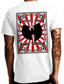 Swag Point Herren Graphic T-Shirts - 100% Baumwolle Casual Streetwear Hipster Hip Hop T-Shirts Kurzarm Print Tops, Enter Wt, 3X-Groß von Swag Point