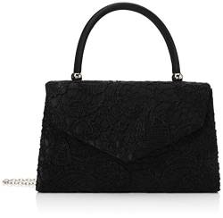 Swanky Swans Jena, Damen Clutch, Black, 6.5x16x24 cm (W x H L) von SwankySwans