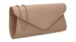 SwankySwans Damen Lora Clutch-Tasche, Nude von SwankySwans