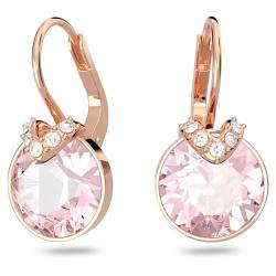 Swarovski Bella V Drop-Ohrhänger, Rosé Vergoldete Ohrringe mit Strahlenden Swarovski Kristallen von Swarovski