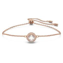 Swarovski Constella Armband, Rundschliff, Weiß, Roségold-Legierungsschicht von Swarovski