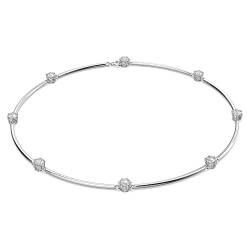 Swarovski Constella Halskette, Weiße und Rhodinierte Damenhalskette mit Strahlenden Swarovski Kristallen von Swarovski