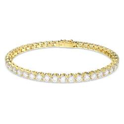 Swarovski Damen-Armband Kristall L Gold, Weiß 32023778 von Swarovski