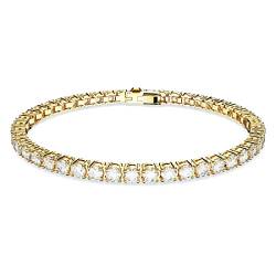 Swarovski Damen-Armband Kristall Xl Gold, Weiß 32023778 von Swarovski