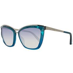 Swarovski Damen SK0116-5687W Sonnenbrille, Türkis (Shiny Turquoise), 56 von Swarovski