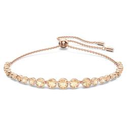 Swarovski Emily Armband, Rosé Vergoldetes Damenarmband mit Strahlenden Swarovski Kristallen von Swarovski