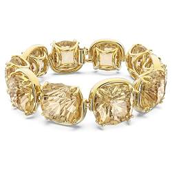 Swarovski Harmonia Damenarmband, Vergoldetes Armband mit Strahlenden Goldfarbenen Swarovski Kristallen von Swarovski