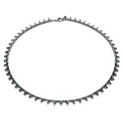 Swarovski Matrix Halskette, Trilliant-Schliff, Grau, Rutheniert von Swarovski