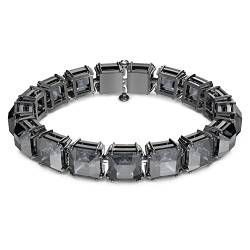 Swarovski Millenia Armband, Grauer und Rhodinierter Damenarmreif mit Strahlenden Swarovski Kristallen von Swarovski