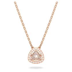 Swarovski Millenia Halskette, Rosé Vergoldete Damenkette mit Strahlenden Swarovski Kristallen von Swarovski