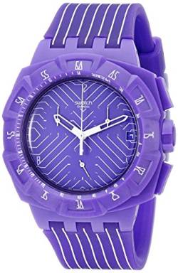 Swatch Damen-Armbanduhr Chrono Plastik 2 Purple Run SUIV401 von Swatch