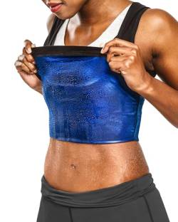 Sweat Shaper Premium Workout Tank Top Slimming Polymer Sauna Vest (2X-Large/3X-Large) - Black von Sweat Shaper