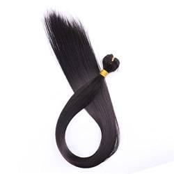 Black Golden Brown Straight Hair Weave 14-30 inch Available Synthetic Hair Bundle #2 Sample 14in 1bundle von Sweejim