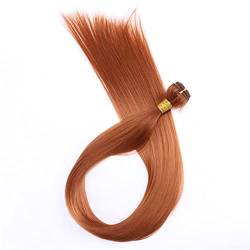 Black Golden Brown Straight Hair Weave 14-30 inch Available Synthetic Hair Bundle #30 Sample 26in 1bundle von Sweejim