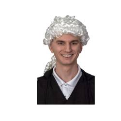 Weiße Perücke, Synthetische Perücke Mit Pferdeschwanz Für Erwachsene, Hochtemperaturfaser white wig 14inches von Sweejim