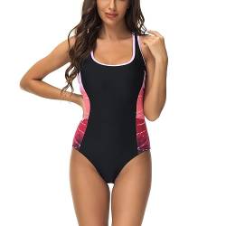 Sweetneed chida yi Badeanzug Damen Sport Bademode Damen Bauchweg Push Up Einteiliger Schwimmanzug Figurformend Sportbadeanzüge Strandmode Damen Sommer von Sweetneed chida yi