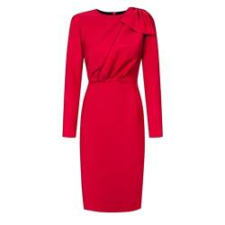 Swing Fashion Damen Bridget | Rot S(36) Swing Fashion Damen Kleid Elegant Bleistiftkleid Business Kleider Etuikleider Festliches Kle, Rot, S EU von Swing Fashion